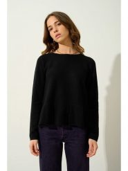 AUTHENTIC CASHMERE Kaszmirowy sweter "Cadair" w kolorze czarnym rozmiar: M. Czarne swetry AUTHENTIC CASHMERE, na lato, m, bez wzorów, z kaszmiru, bez ramiączek. Za 349.73 zł.