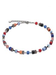 COEUR DE LION Naszyjnik z elementami ozdobnymi - dł. 42 cm rozmiar: onesize. Szare naszyjniki COEUR DE LION, z materiału, z kryształem, ze stali. Za 401.59 zł.