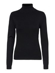 Vero Moda Sweter "Glory" w kolorze czarnym rozmiar: XL. Czarne swetry Vero Moda, xl, bez wzorów, bez ramiączek. Za 79.40 zł.