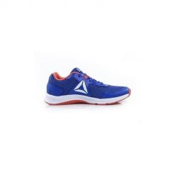 Buty do chodzenia damskie Reebok Express Runner. Niebieskie buty treningowe Reebok, bez wzorów, z materiału, bez zapięcia, trekkingowe. Za 189.00 zł.