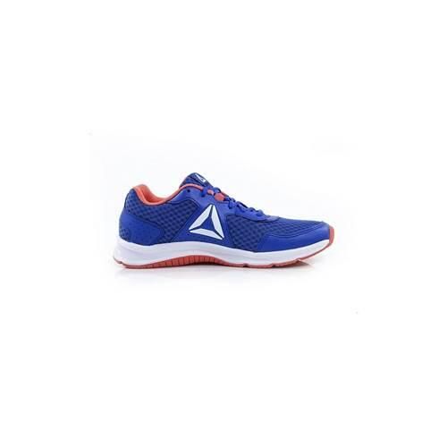 Buty do chodzenia damskie Reebok Express Runner. Niebieskie buty treningowe Reebok, bez wzorów, z materiału, bez zapięcia, trekkingowe. Za 189.00 zł.