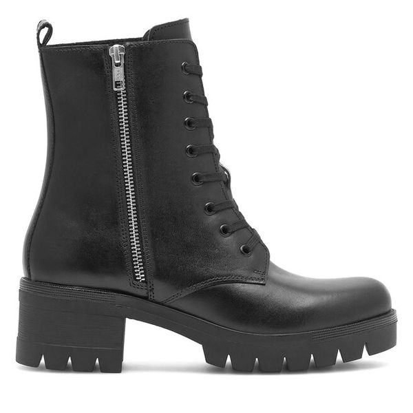 Botki Lasocki. Czarne botki Lasocki, bez wzorów, bez obcasa, na słupku, bez zapięcia. Za 279.99 zł.