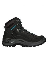LOWA Skórzane buty turystyczne "Renegade GTX Mid Ws" w kolorze czarnym rozmiar: 41. Czarne buty trekkingowe Lowa, z gore-texu, bez zapięcia. Za 772.32 zł.