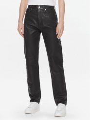 Calvin Klein Jeans Jeansy Authentic J20J222431 Czarny Straight Fit. Czarne jeansy Calvin Klein Jeans, bez wzorów, z bawełny. Za 379.99 zł.