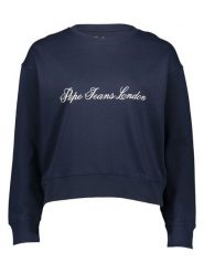 Pepe Jeans Bluza w kolorze granatowym rozmiar: M. Niebieskie bluzy Pepe Jeans, m, bez wzorów, z jeansu, bez kaptura. Za 118.84 zł.