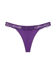 Triumph Stringi - Comfort Glam Kobiety Sztuczne włókno lila, 44. Stringi Triumph, bez wzorów, z koronki. Za 69.95 zł.