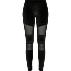 Legginsy damskie Urban Classics velvet tech mesh. Czarne legginsy Urban Classics, bez wzorów, z meshu, eleganckie. Za 124.00 zł.