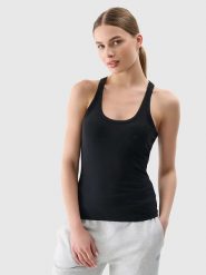 4F Top w kolorze czarnym rozmiar: XS. Czarne topy sportowe 4f, xs, bez wzorów. Za 21.71 zł.