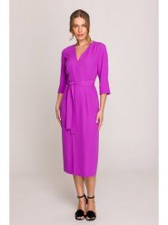 Stylove Sukienka w kolorze fioletowym rozmiar: M. Różowe sukienki Stylove, m, bez wzorów, z tkaniny, bez kołnierzyka, bez ramiączek, midi. Za 313.45 zł.