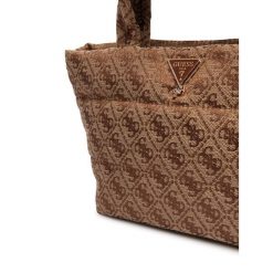 Torebka Guess. Brązowe torebki klasyczne Guess, z aplikacjami, bez dodatków. Za 324.99 zł.