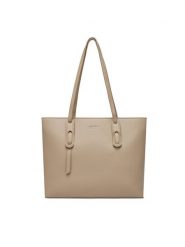 Lasocki Torebka LSK-L-001-07 Beżowy. Brązowe shopper bag Lasocki, bez wzorów, ze skóry, bez dodatków. Za 199.99 zł.