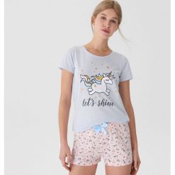 Dwuczęściowa piżama Unicorn - Niebieski. Piżamy marki House. Za 49.99 zł.