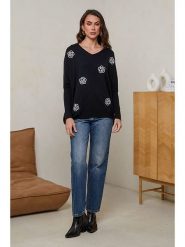 Soft Cashmere Sweter w kolorze czarnym rozmiar: 34/36. Czarne swetry Soft Cashmere, bez wzorów, z kaszmiru, bez ramiączek. Za 104.99 zł.