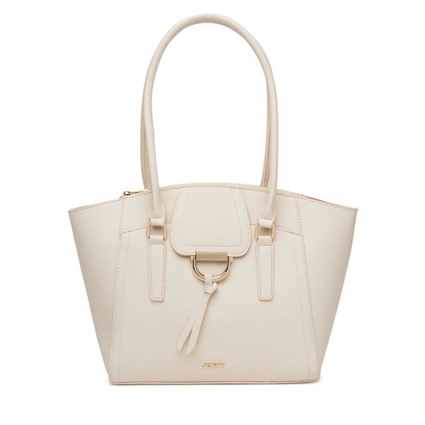 Torebka JENNY. Brązowe torebki klasyczne Jenny, bez wzorów, klasyczne, bez dodatków. Za 149.99 zł.