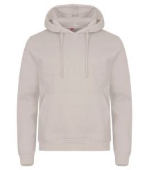 Clique Bluza z kapturem Miami z bawełny i poliestru z recyklingu – Stone. Brązowe bluzy CLIQUE, l, bez wzorów, z bawełny, z kapturem. Za 172.75 zł.