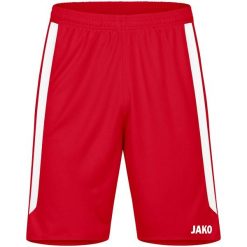 Szorty Jako Power. Białe szorty sportowe JAKO, bez wzorów, z materiału, do piłki nożnej. Za 165.50 zł.