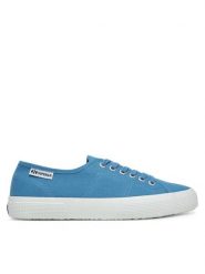 Superga Tenisówki S7151EW Niebieski. Niebieskie trampki Superga, bez wzorów, z materiału, bez zapięcia. Za 149.99 zł.