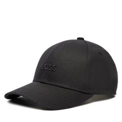 Czapka z daszkiem BOSS. Czarne czapki z daszkiem Boss, bez wzorów. Za 199.99 zł.