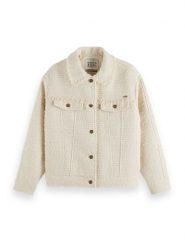 Scotch & Soda Kurtka koszulowa w kolorze kremowym rozmiar: M. Brązowe kurtki Scotch & Soda, m, bez wzorów, bez kaptura. Za 368.96 zł.