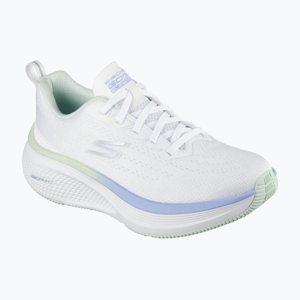 Buty do biegania damskie SKECHERS Go Run Elevate 2.0. Białe buty do biegania Skechers, bez wzorów, bez zapięcia, do biegania. Za 279.99 zł.