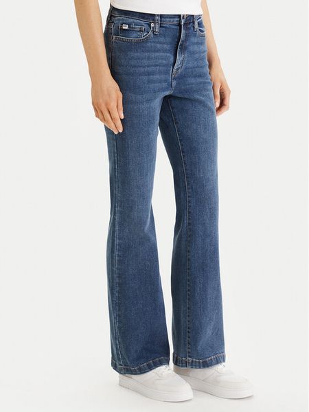 DKNY Jeansy DJ5M4005 Niebieski Flare Fit. Niebieskie jeansy DKNY, m, bez wzorów, z bawełny. Za 294.99 zł.