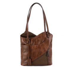 Torebka Rieker. Brązowe torebki klasyczne Rieker, bez wzorów, klasyczne, bez dodatków. Za 249.99 zł.
