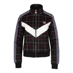 Bluza turystyczna damska Fila Winta. Czarne bluzy Fila, s, bez wzorów, z elastanu, bez kaptura. Za 264.00 zł.
