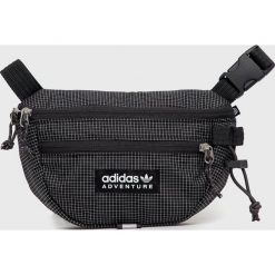 Adidas Originals nerka kolor czarny. Czarne nerki i saszetki adidas Originals, bez wzorów, z materiału, bez dodatków. Za 139.99 zł.