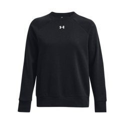 Bluza damska Under Armour Rival Fleece Crew. Białe bluzy Under Armour, m, bez wzorów, z materiału, bez kaptura. Za 229.95 zł.