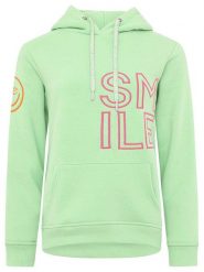 Zwillingsherz Bluza "Alissa 2.0" w kolorze różowo-zielonym rozmiar: XXL. Różowe bluzy Zwillingsherz, xxl, bez wzorów, bez ramiączek, z kapturem. Za 194.15 zł.