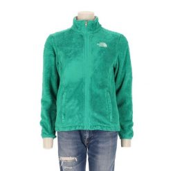 Damska kurtka z polaru Osito TNF. Zielone kurtki The North Face, l, bez wzorów, z polaru, sportowe, bez kaptura. Za 170.36 zł.