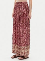 ViCOLO Spodnie materiałowe TD0666 Bordowy Relaxed Fit. Czerwone spodnie materiałowe ViCOLO, bez wzorów, z materiału. Za 359.99 zł.