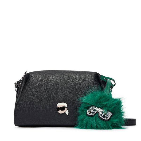 Torebka KARL LAGERFELD. Czarne listonoszki KARL LAGERFELD, bez wzorów, bez dodatków. Za 649.99 zł.