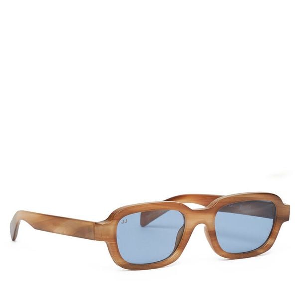 Okulary przeciwsłoneczne Jack & Jones. Brązowe okulary przeciwsłoneczne Jack & Jones, bez wzorów. Za 59.99 zł.