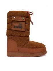 LOVE MOSCHINO Śniegowce JA24452G0NISM21A Brązowy. Brązowe śniegowce Love Moschino, bez wzorów, z materiału, bez zapięcia. Za 669.99 zł.