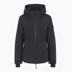 Kurtka narciarska damska EA7 Emporio Armani Ski Kitzbuhel Softshell 2024. Czarne kurtki przejściowe sportowe EA7 Emporio Armani, na zimę, m, bez wzorów, z elastanu, bez kaptura, narciarskie. Za 1,603.90 zł.