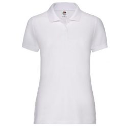 Koszulka Polo Damska 65/35 Pique. Białe t-shirty sportowe fruit of the loom, xs, bez wzorów, bez ramiączek. Za 80.99 zł.