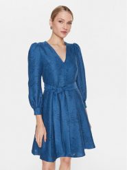IVY OAK Sukienka letnia Nicky IO1123S7557 Granatowy Regular Fit. Niebieskie sukienki IVY & OAK, s, bez wzorów, z wiskozy, bez kołnierzyka, bez ramiączek. Za 709.99 zł.