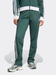 Adidas Spodnie dresowe w kolorze zielonym rozmiar: L. Zielone spodnie sportowe adidas, bez wzorów, z dresówki. Za 197.63 zł.