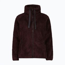 Bluza polarowa damska CMP 36P2506. Czerwone bluzy bez kaptura CMP, s, bez wzorów, z polaru, bez kaptura, trekkingowe. Za 279.99 zł.