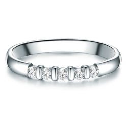 Trilani Srebrny pierścionek srebro wysokiej próby Cyrkonia srebrny Pierścionki 1 ct Damski. Szare pierścionki Trilani, z cyrkonią, srebrne. Za 479.99 zł.
