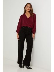 L'armoire de Suzette Bluzka w kolorze bordowym rozmiar: 34/36. Czerwone bluzki L'armoire de Suzette, l, bez wzorów, klasyczne, bez kołnierzyka, bez ramiączek. Za 69.99 zł.