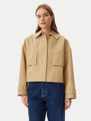Calvin Klein Kurtka przejściowa K20K208379 Beżowy Relaxed Fit. Brązowe kurtki Calvin Klein, bez wzorów, z syntetyku, bez kaptura. Za 809.99 zł.