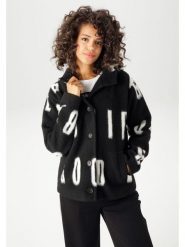 Aniston Kurtka przejściowa w kolorze czarno-białym rozmiar: 42. Czarne kurtki Aniston, bez wzorów, bez kaptura. Za 152.45 zł.