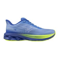 Damskie buty do biegania Mizuno Wave Skyrise 7. Białe buty treningowe Mizuno, bez wzorów, z materiału, bez zapięcia, do biegania, mizuno wave. Za 519.99 zł.