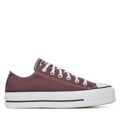 Trampki Converse. Czerwone trampki Converse, bez wzorów, retro, bez zapięcia. Za 289.99 zł.