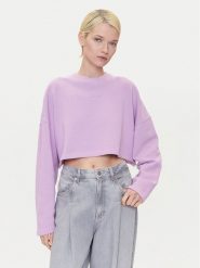 HUGO Bluza Derissa_B 50545035 Różowy Relaxed Fit. Czerwone bluzy Hugo, s, bez wzorów, z bawełny, bez kaptura. Za 479.99 zł.