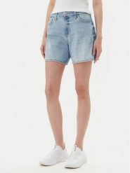 Guess Szorty jeansowe W5GD1A D4K30 Niebieski Regular Fit. Niebieskie szorty Guess, z aplikacjami, z bawełny. Za 297.00 zł.