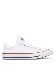 Converse Trampki Chuck Taylor All Star Madison Canvas 563509C Biały. Białe trampki Converse, bez wzorów, z materiału, retro, bez zapięcia. Za 299.99 zł.