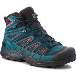 Trekkingi SALOMON - X Ultra 3 Mid Gtx GORE-TEX 404672 29 W0 Reflecting Pond/Deep Lagoon/High Risk Red. Buty trekkingowe marki Salomon. W wyprzedaży za 579.00 zł.